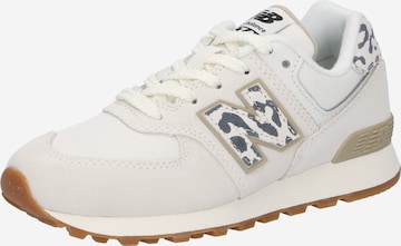 Sneaker '574' di new balance in beige: frontale