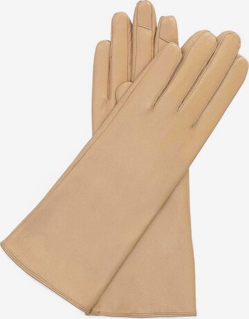 Kazar Full Finger Gloves in Brown: front