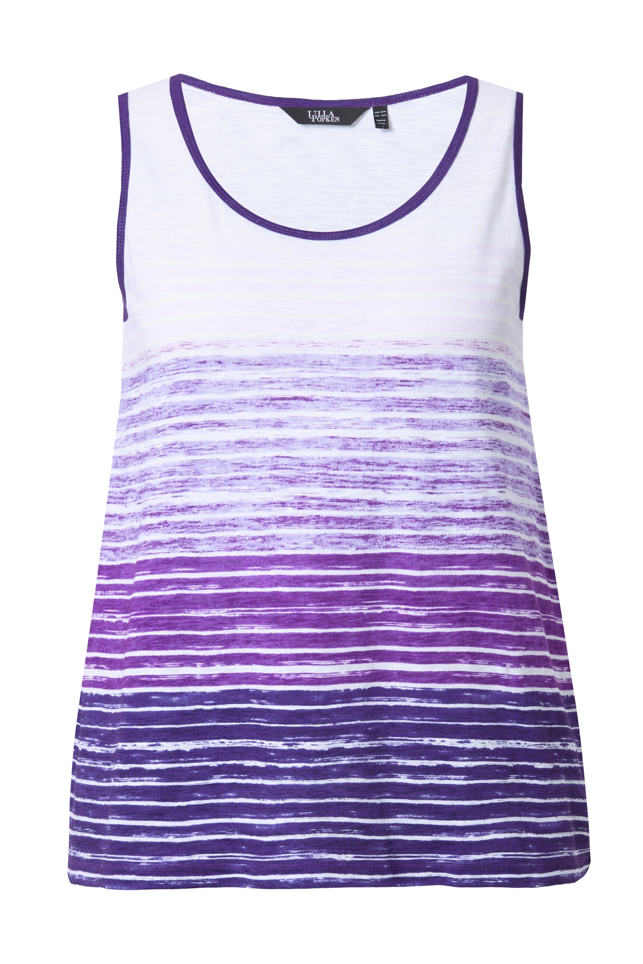 Ulla Popken Top in Lila: voorkant