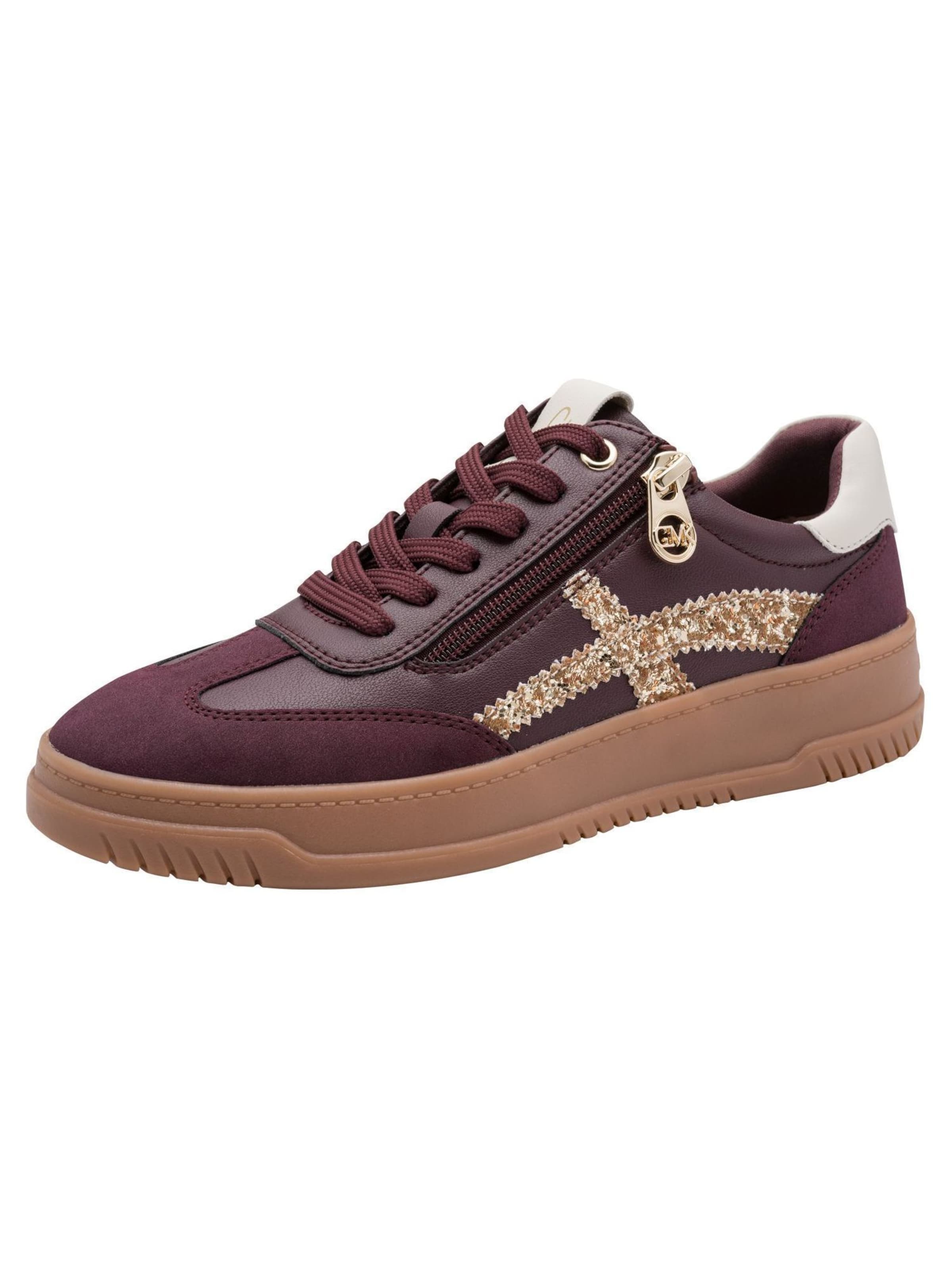 MARCO TOZZI Sneakers laag in Rood: voorkant