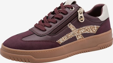 MARCO TOZZI Sneakers laag in Rood: voorkant