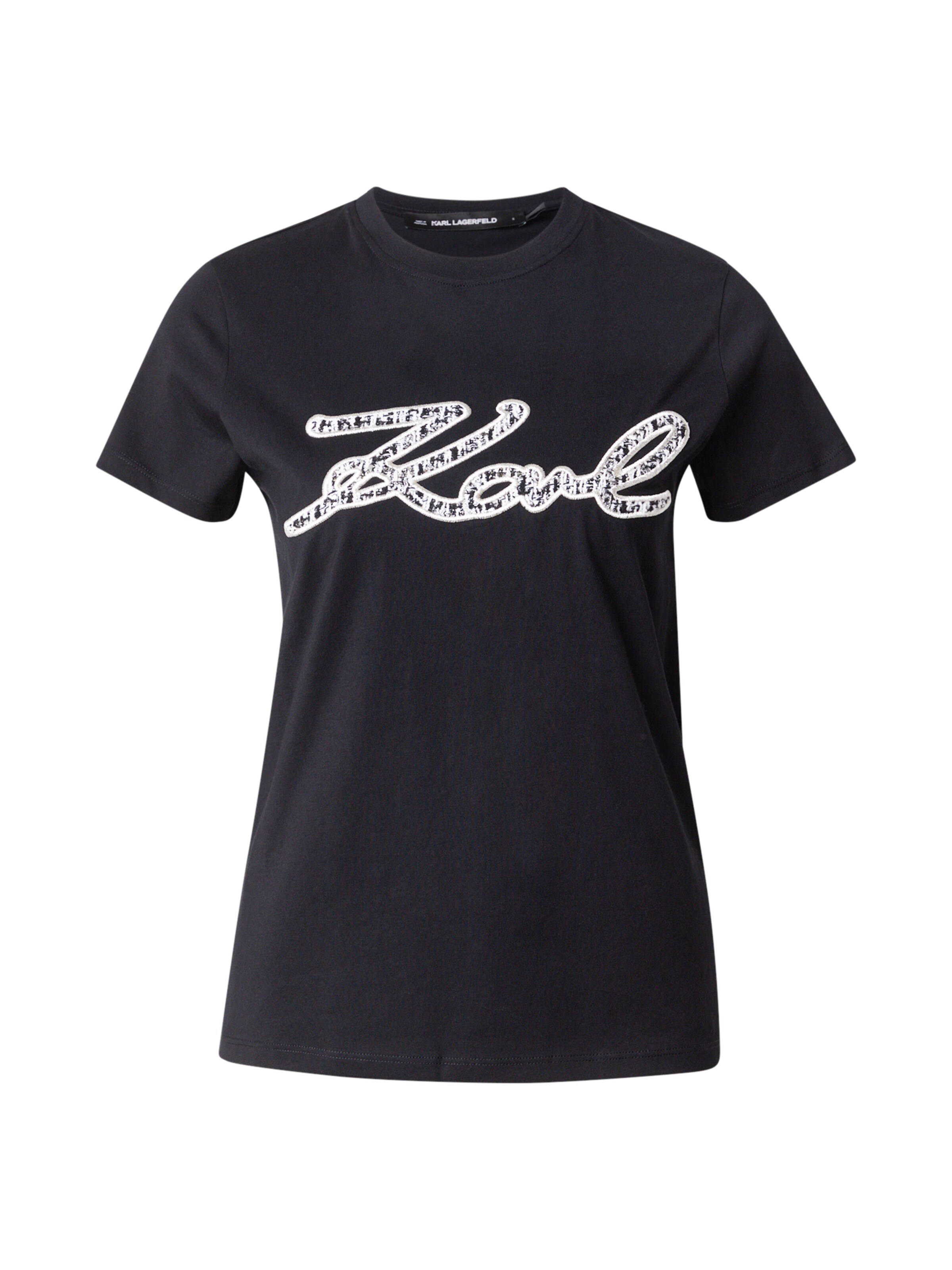 Karl Lagerfeld Shirt in Black: front