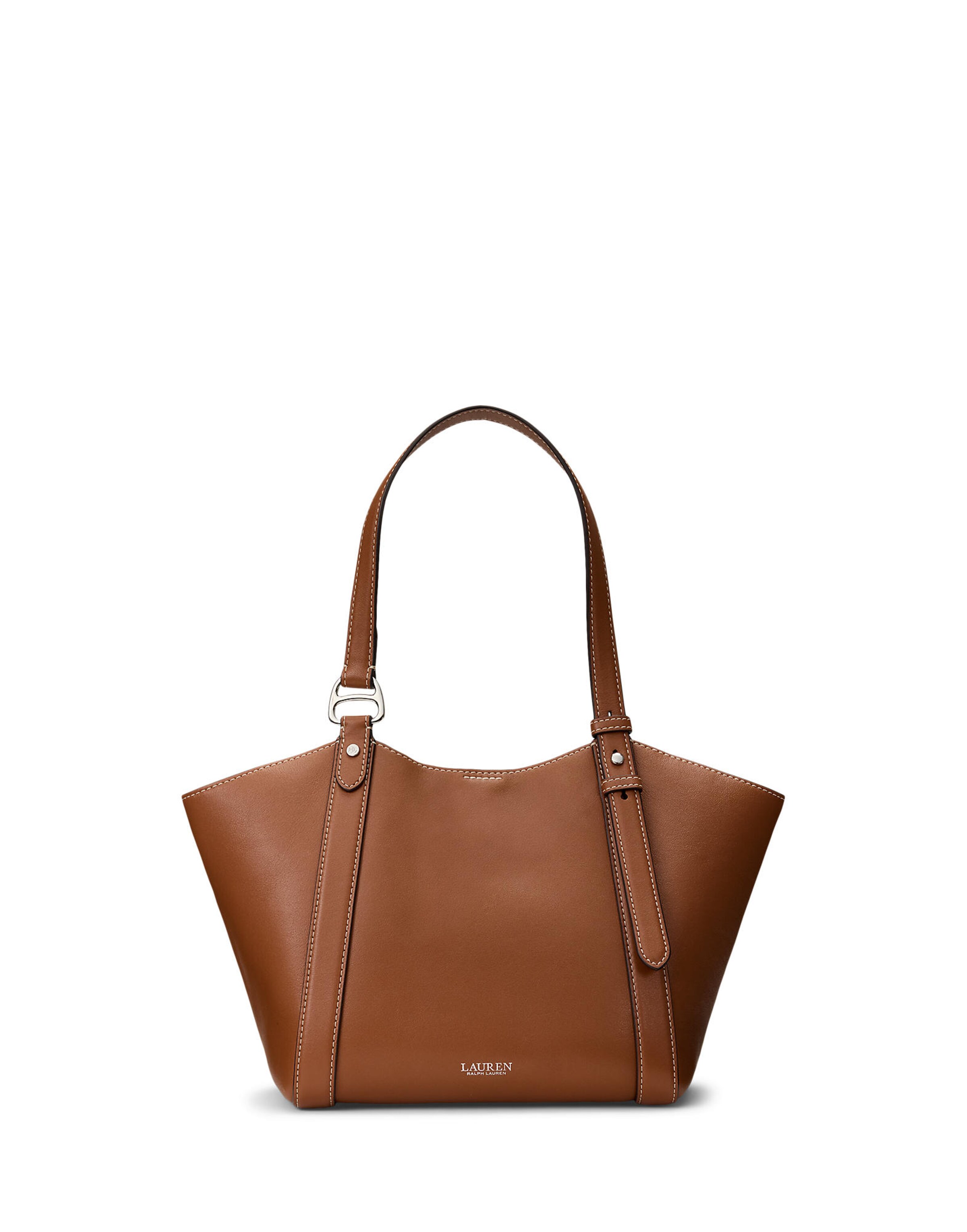 Borsa a spalla di Lauren Ralph Lauren in marrone: frontale