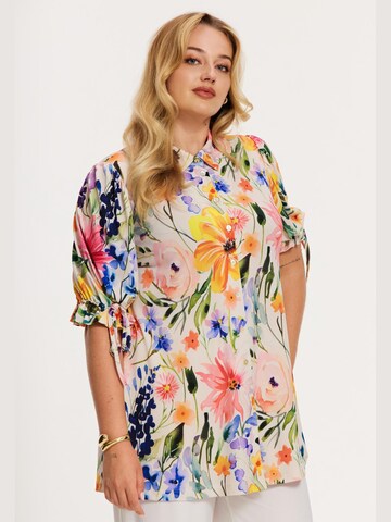 Chemisier YOEK en mélange de couleurs : devant