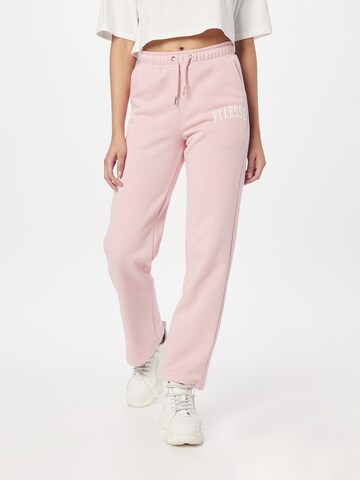 ELLESSE Boot cut Pants in Pink: front