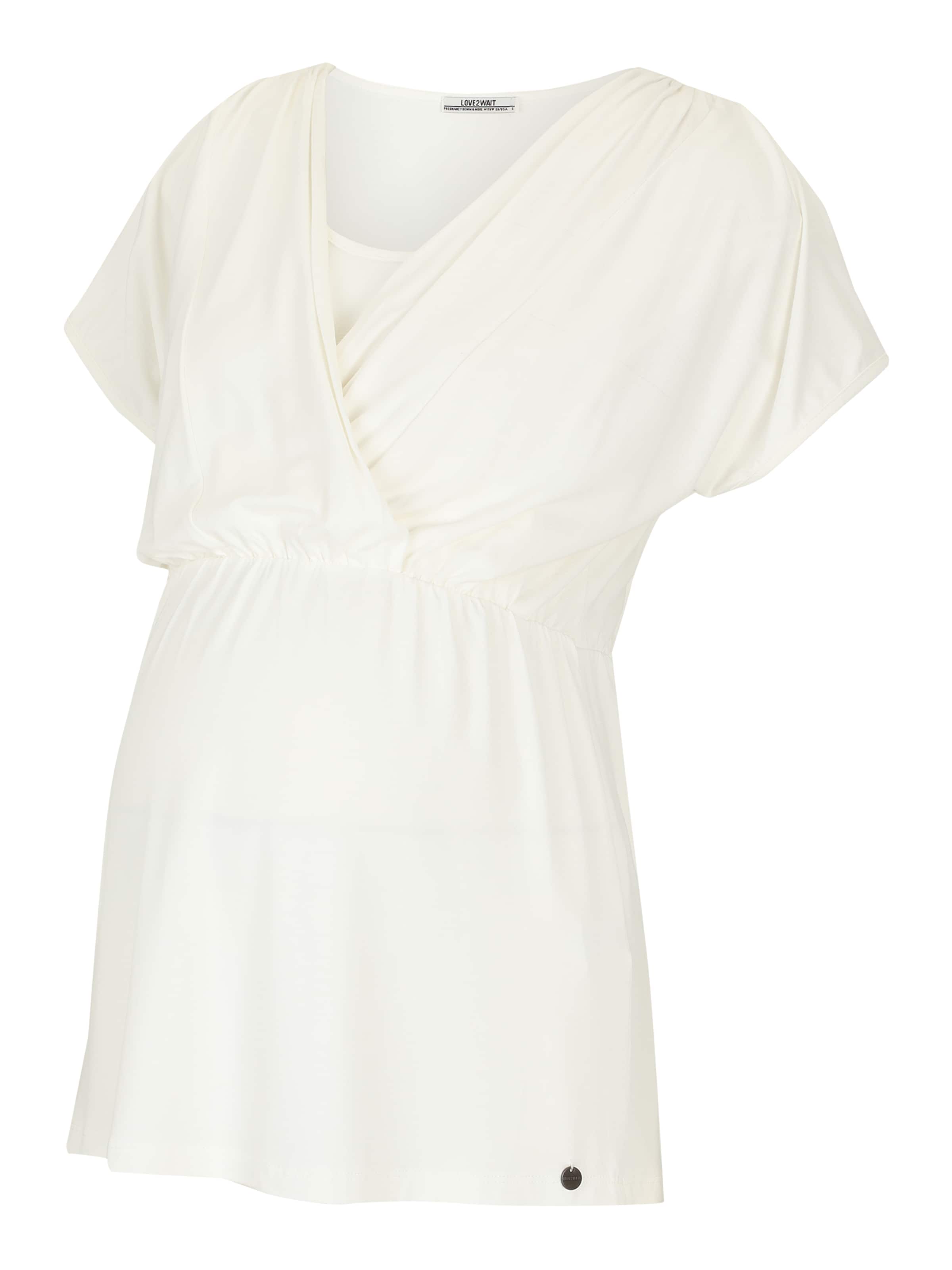 LOVE2WAIT Μπλουζάκι σε λευκό: μπροστά