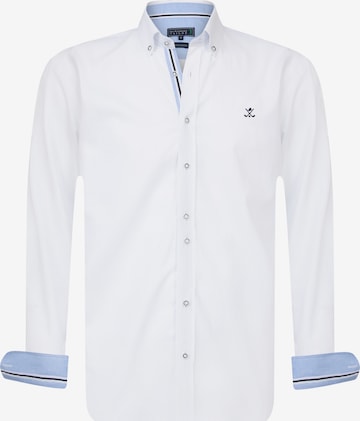 Regular fit Camicia 'Patty' di Sir Raymond Tailor in bianco: frontale
