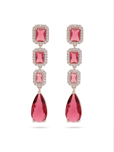 AVANT-GARDE PARIS Earrings 'Wilmaina' in Red, Item view