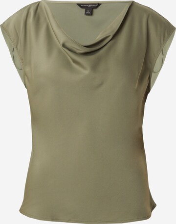 Banana Republic Blouse in Groen: voorkant