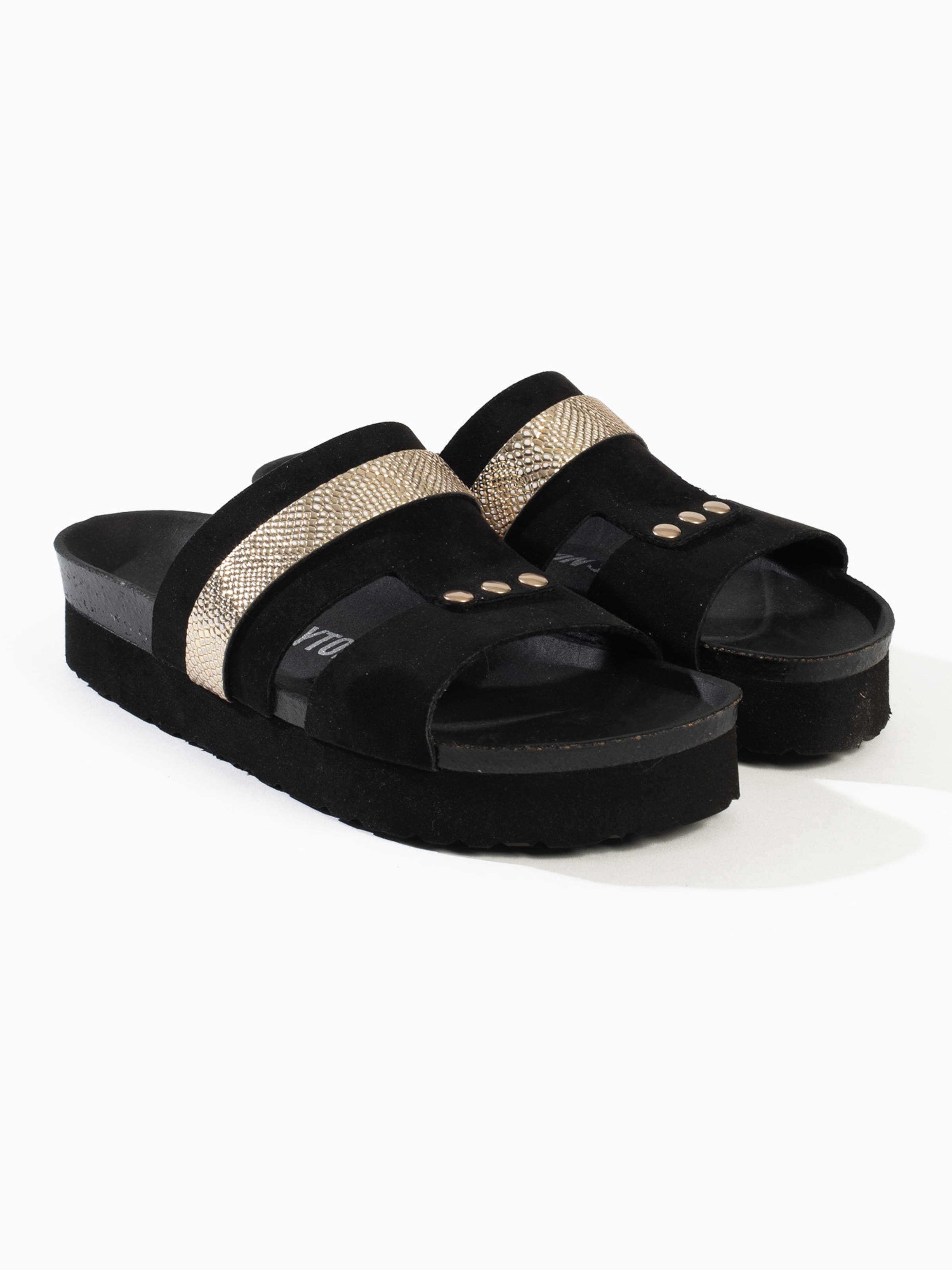 Bayton - Zapatos abiertos 'Melfi' en negro