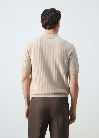 MANGO MAN Regular Fit Hemd 'Hondina' in Beige