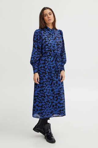 Fransa Shirt Dress in Blue: front