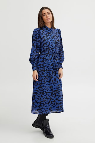 Fransa A-Linien-Kleid in Blau: predná strana