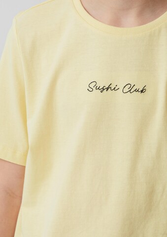 s.Oliver T-Shirt in Gelb