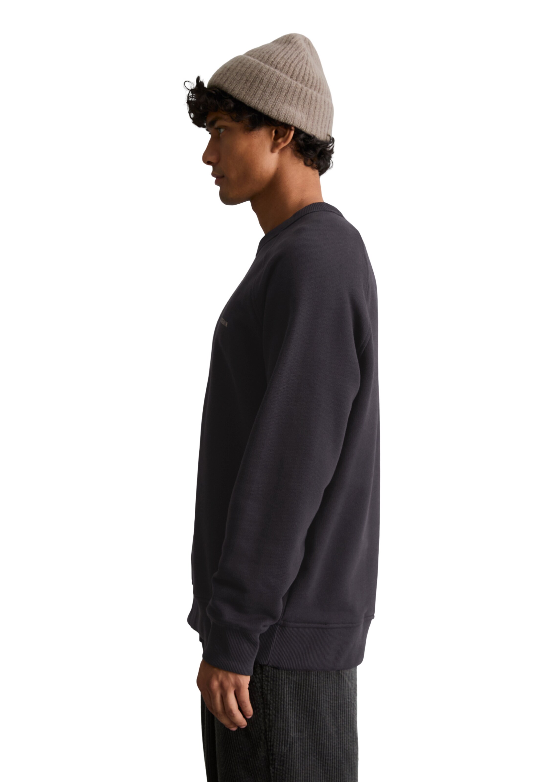 Marc O'Polo DENIM Sweatshirt in Schwarz: Seite