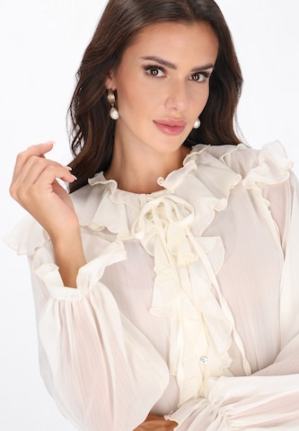 faina - Blusa en blanco