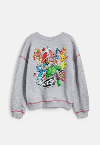 Desigual Sweatshirt 'Marvel™' in Grey