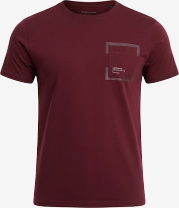 Ombre Shirt in Red: front