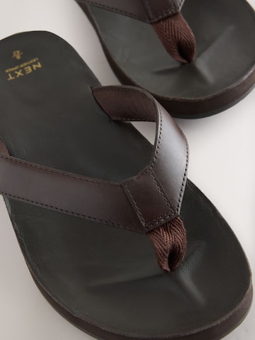 Next T-bar sandals in Black