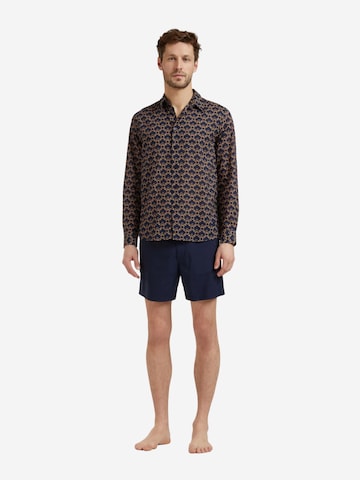 Vilebrequin Regular Fit Hemd‌‌‌‌‌‌ in Braun: Vorderseite
