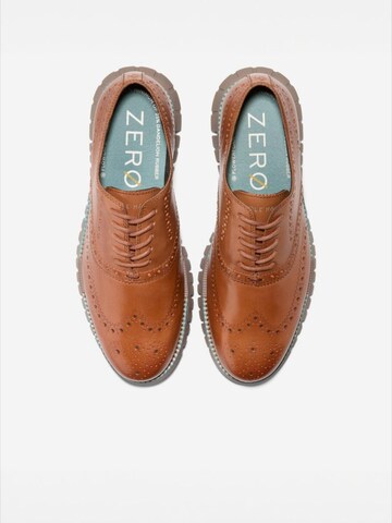 Cole Haan Nauhakengät 'ZG RMSTD WINGTIP OX' värissä ruskea