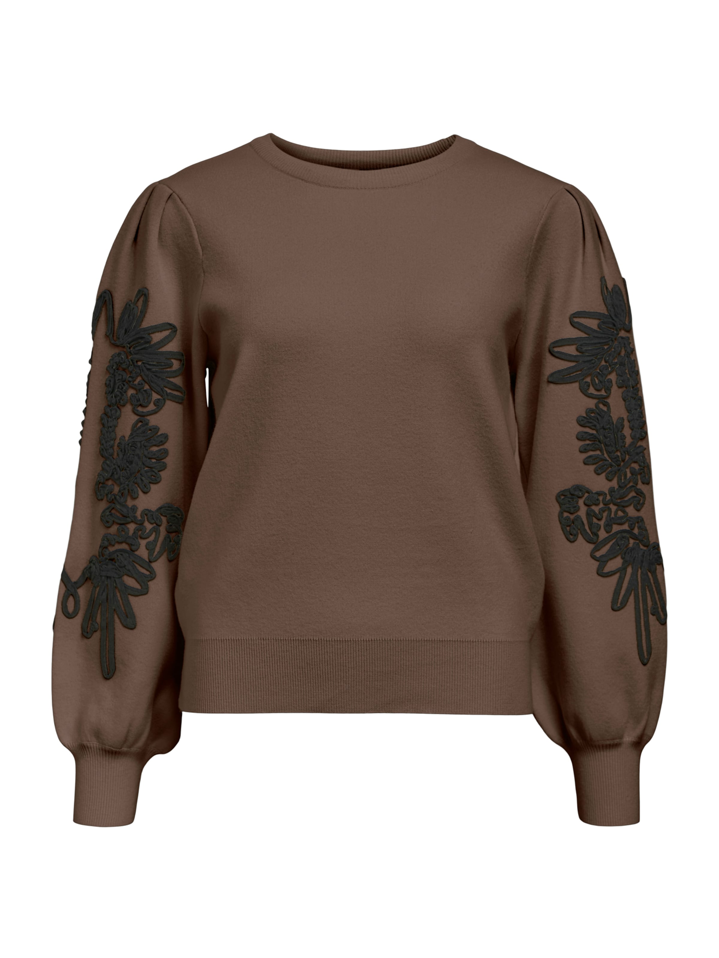 OBJECT Sweater 'OBJJoana' in Brown: front