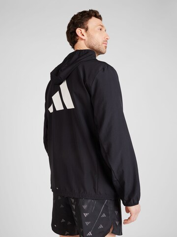 ADIDAS PERFORMANCE Sports jacket 'Run it' in Black