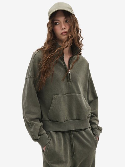 No Matter What Sweatshirt in khaki, Produktansicht