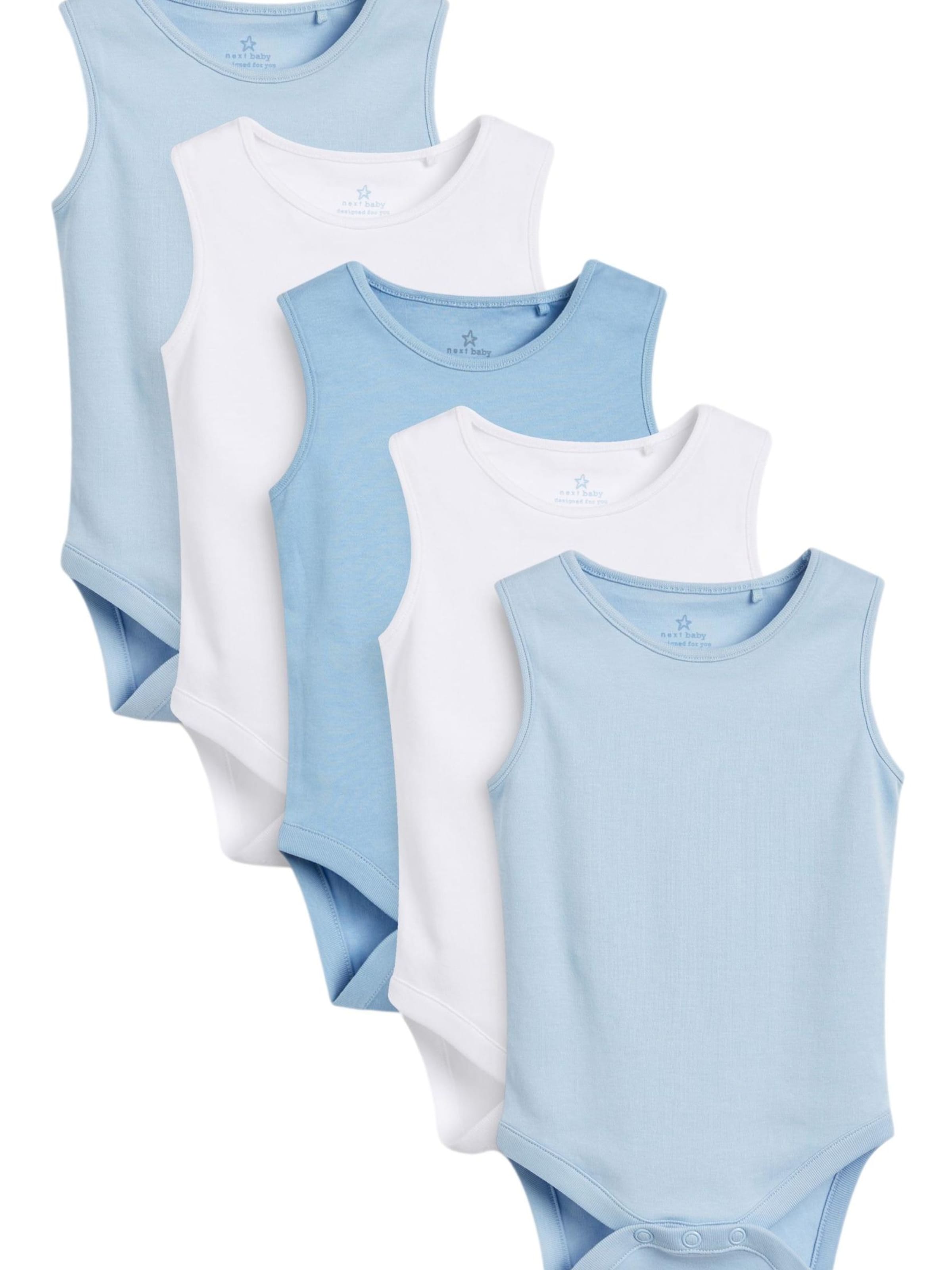 NextDječji bodi - plava boja: prednji dio