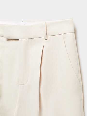 MANGO Wide Leg Hose 'Alicante' in Grau