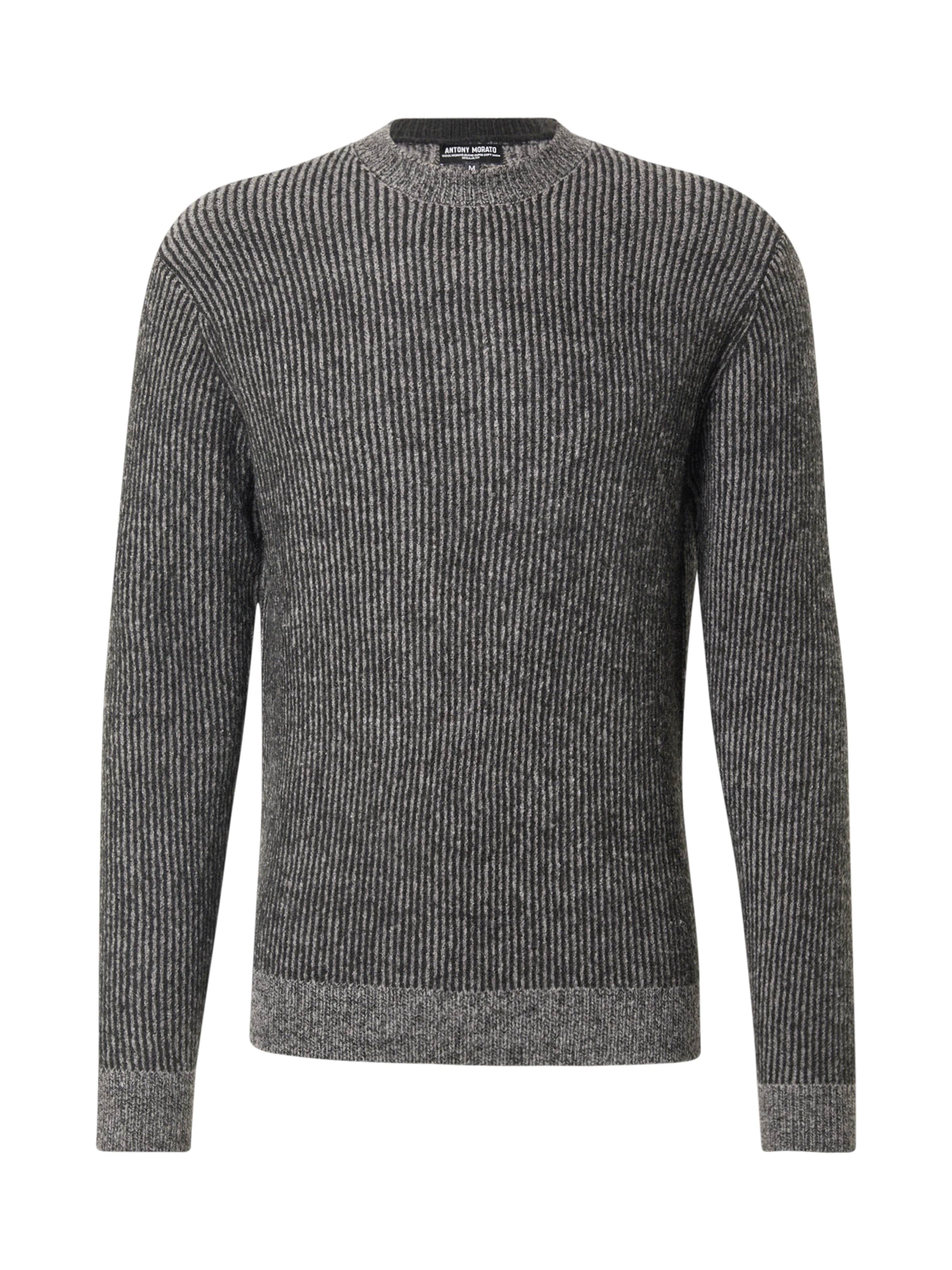 Pulover de la ANTONY MORATO pe negru: față