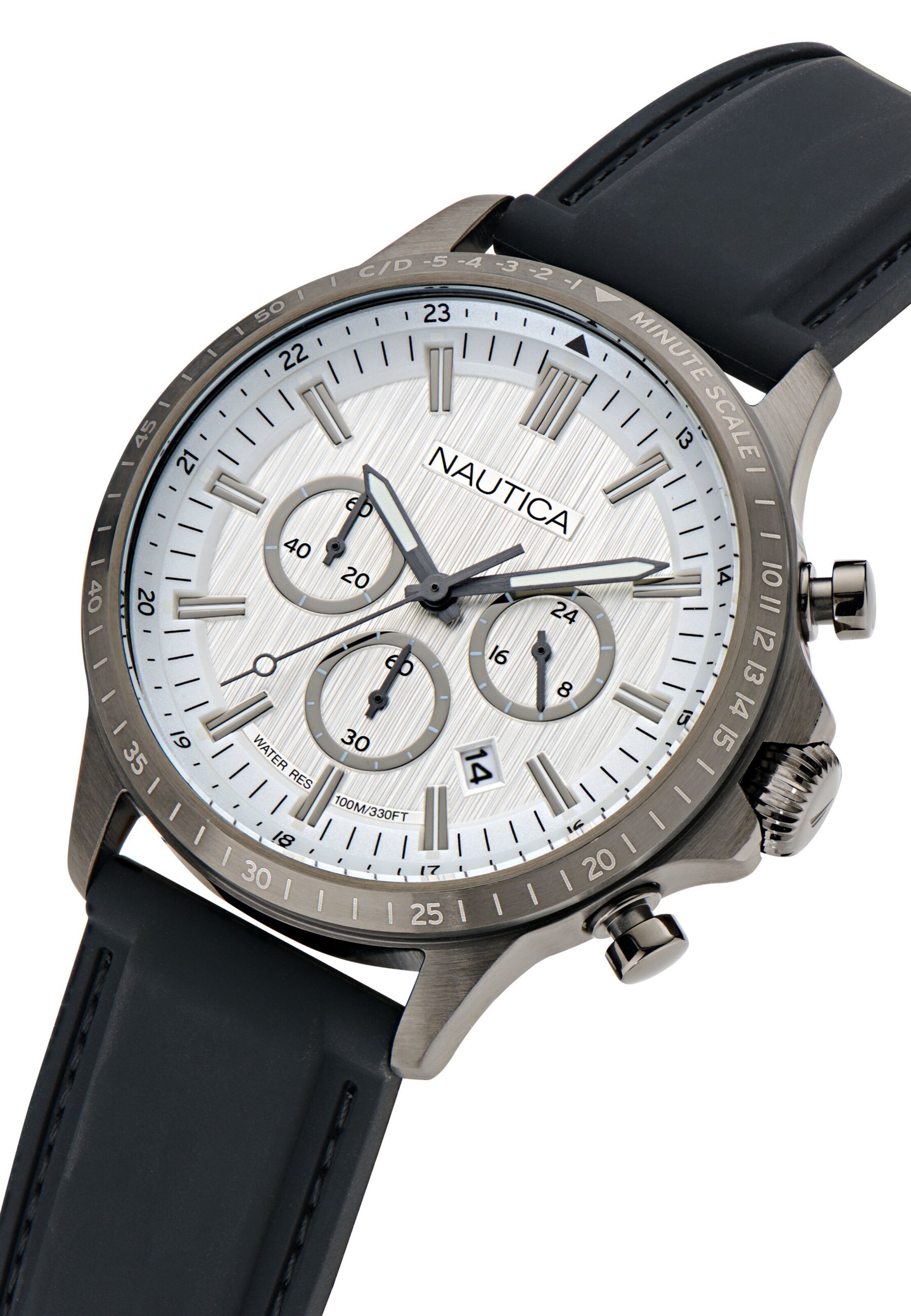 NAUTICA Analogt ur i sort