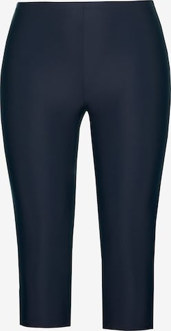 Ulla Popken Regular Leggings in Blauw: voorkant