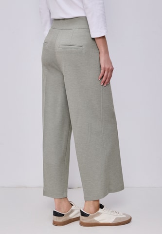 STREET ONE Wide Leg Hose in Grün