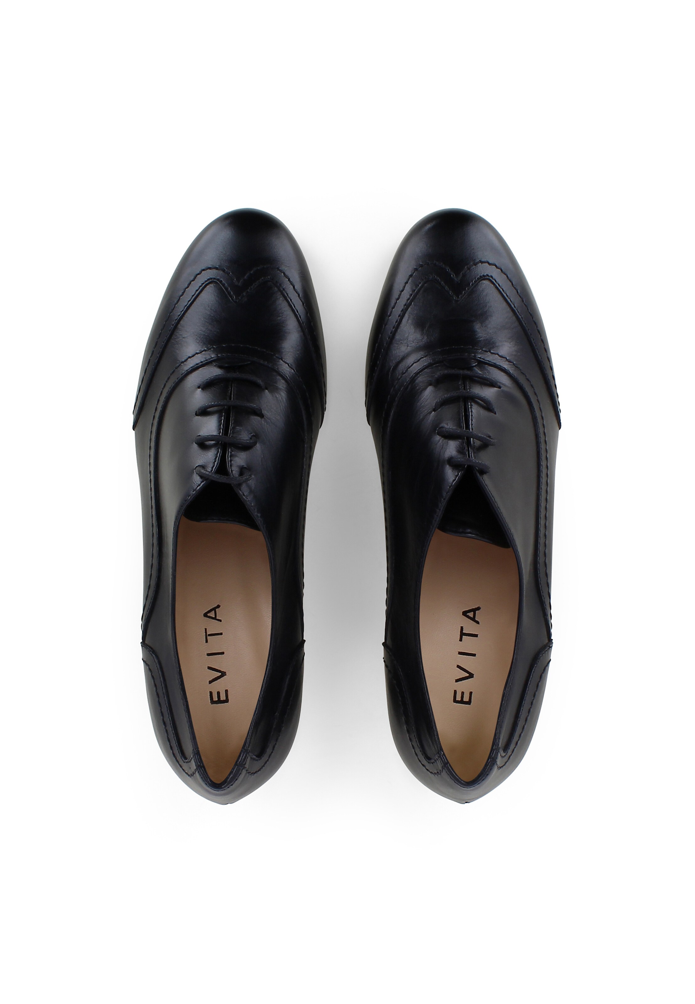 EVITA Pumps met hoge voorkant 'Giusy' in Zwart