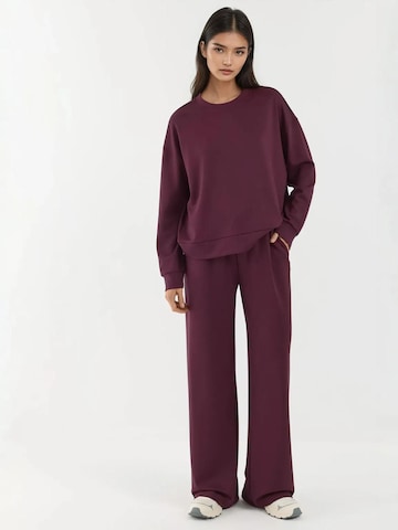 Hiccup Wide Leg Jogginghose in Rot