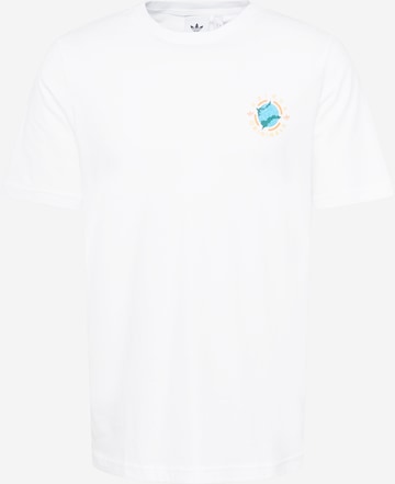 ADIDAS ORIGINALS - Camisa 'Wander Hour' em branco: frente