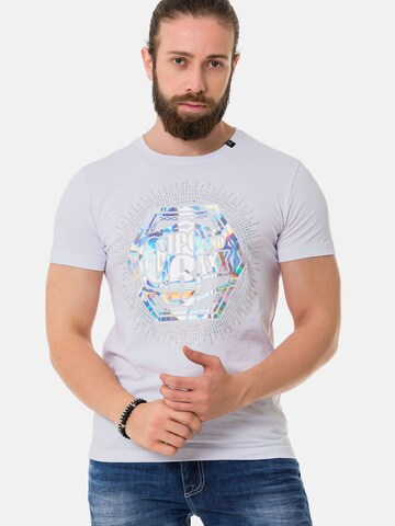 CIPO & BAXX Shirt 'CT720' in Wit