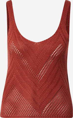 JDY Knitted Top 'Sun' in Red: front