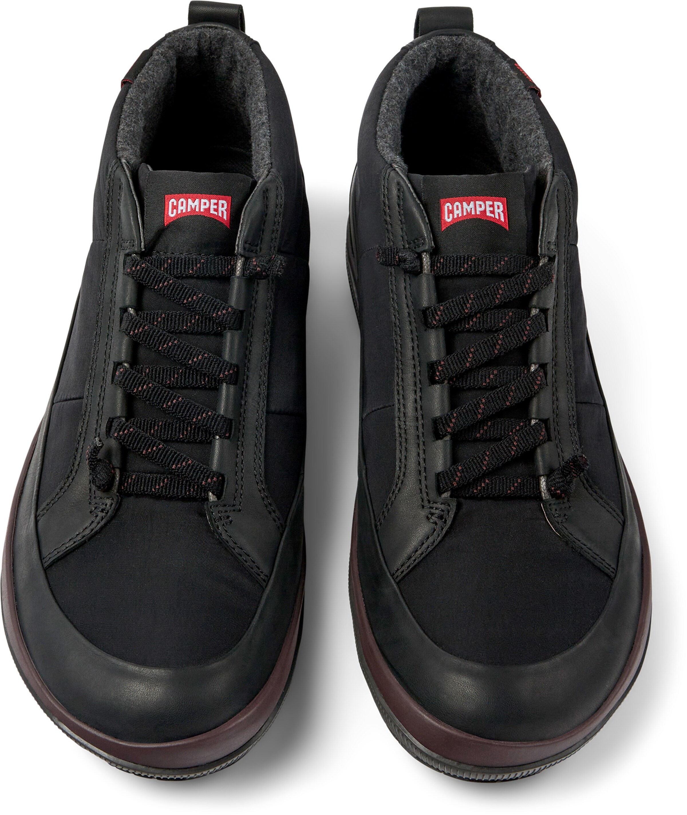 Stivale stringato 'Peu Pista' di CAMPER in nero