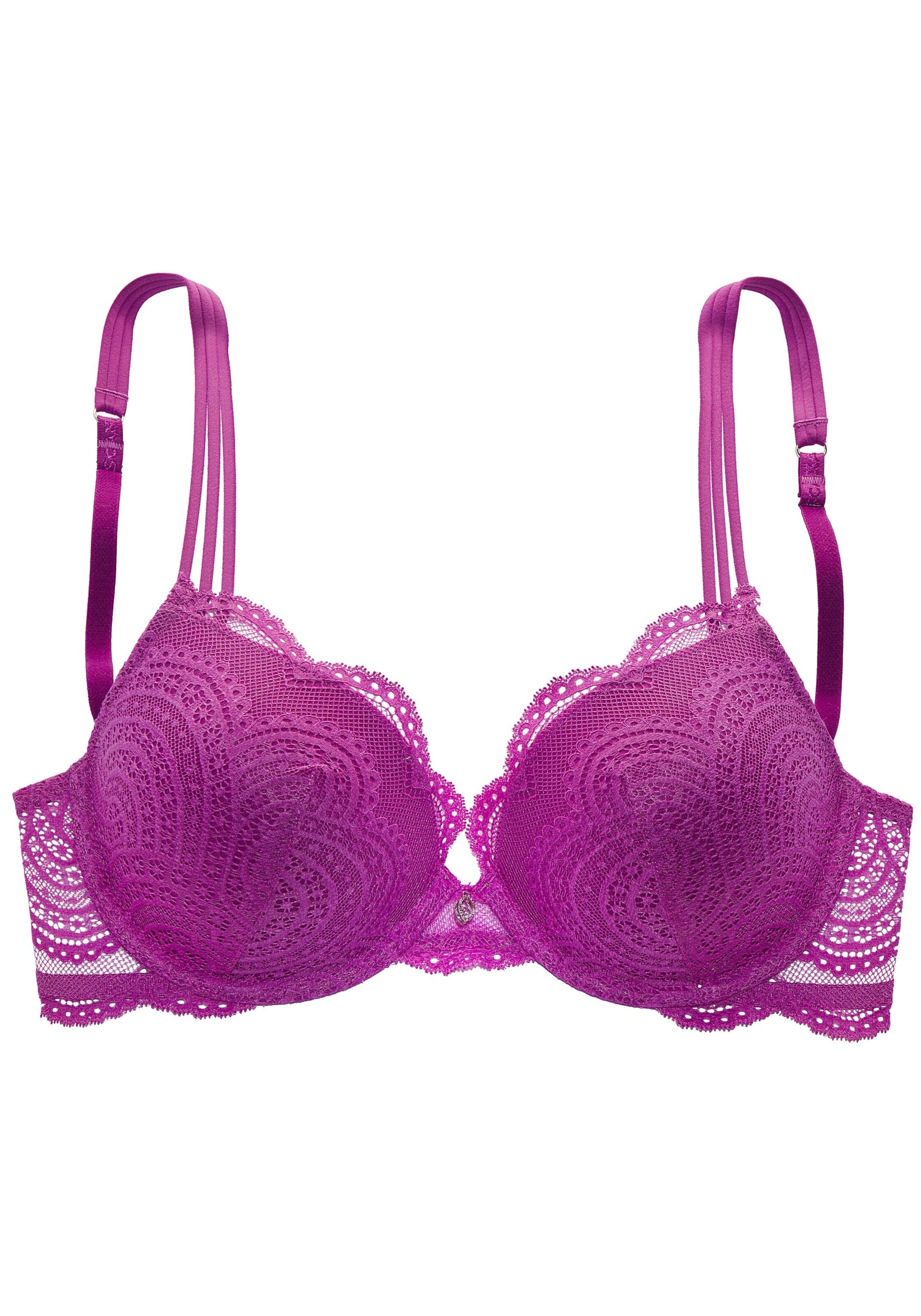 LASCANA Rinnahoidja, värv lilla: eest vaates