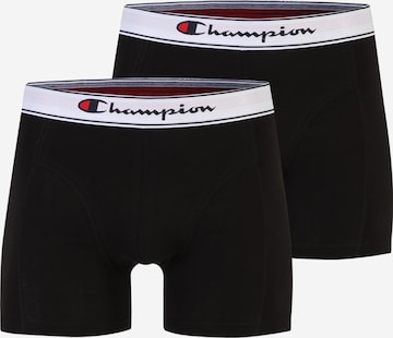 Boxers Champion Authentic Athletic Apparel en noir : devant