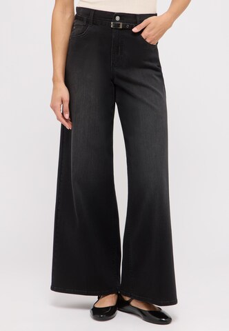 Angels Wide leg Jeans in Black: front