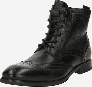 Hudson London Schnürstiefel 'SIMPSON CALF' in Schwarz: predná strana