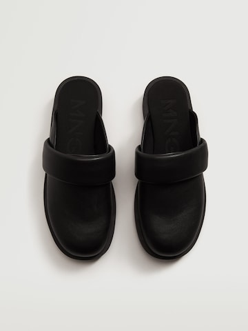 MANGO Mules 'Cama' in Black