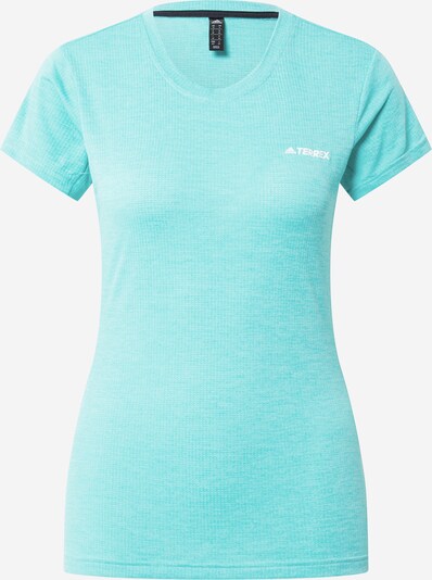 adidas Terrex Sportshirt in jade / weiß, Produktansicht