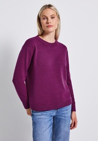 STREET ONE Pullover in Lila: Vorderseite