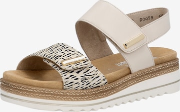 Sandales REMONTE en beige : devant