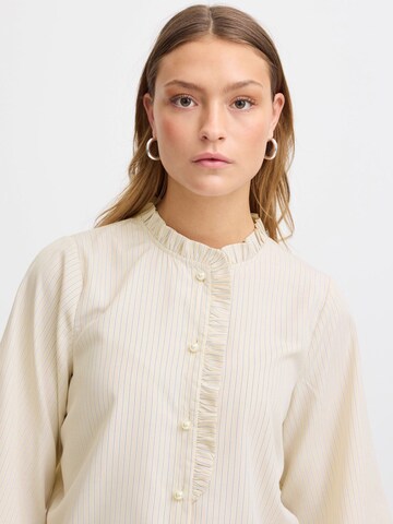 ICHI - Blusa en beige