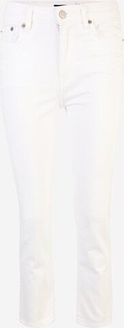 Lauren Ralph Lauren Petite tavaline Teksapüksid, värv valge: eest vaates